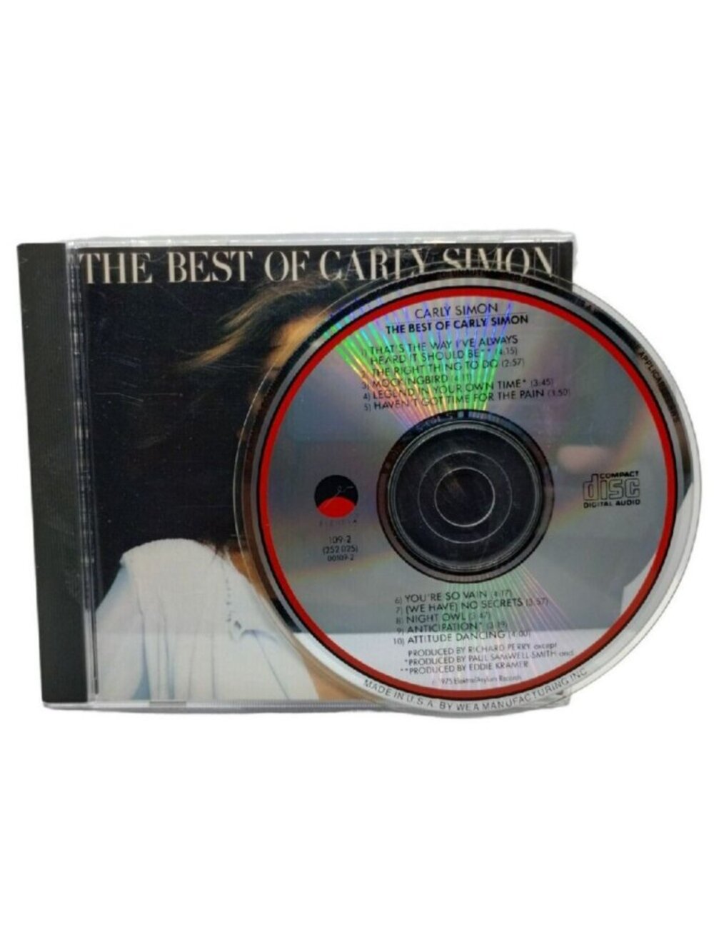 Carly Simon The Best Of Adult Contemporary Pop Easy Listening Music CD Elektra